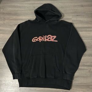 Vintage 2000s Gorillaz Graphic Hoodie Spellout Band Hoodie Graphic